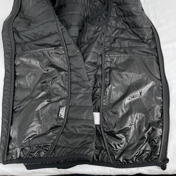 Fjallraven Abisko Padded Vest Solid Black Lightweight Zip Puffer Hiking Layer XS - Picture 10 of 15